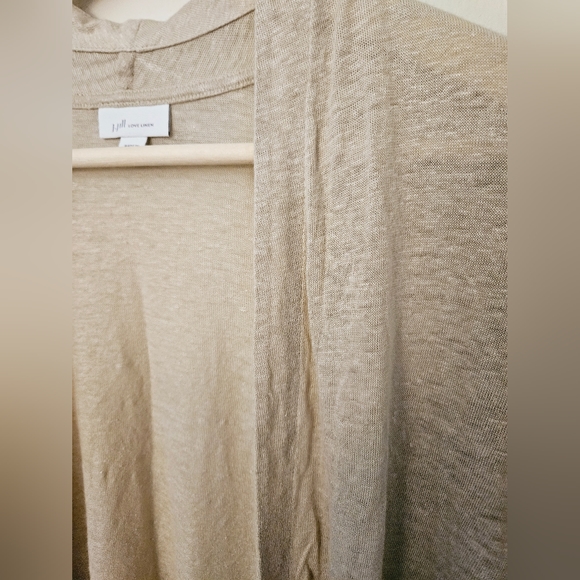 J. Jill 100% linen Cardigan - Picture 4 of 9